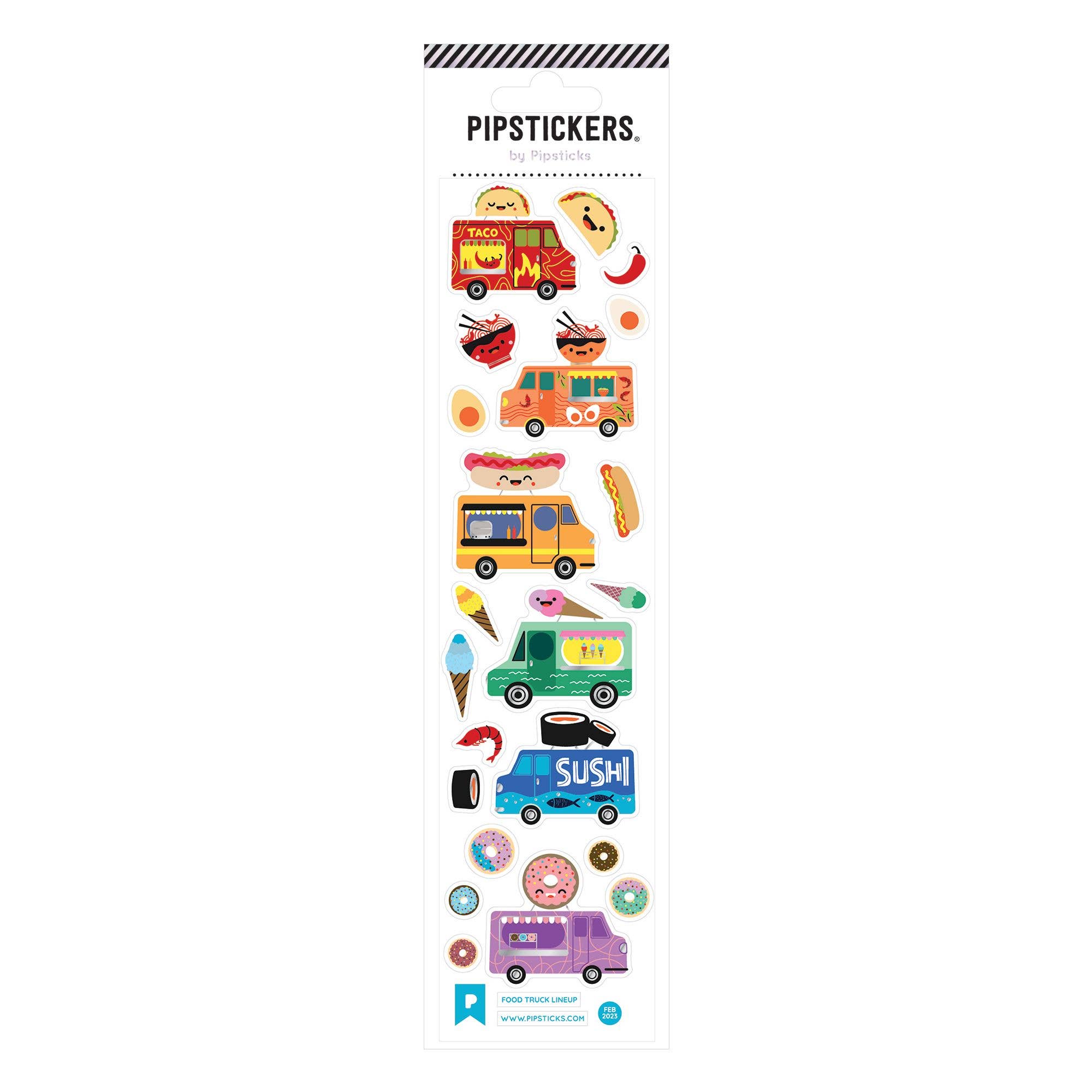 Food Truck Lineup Stickers