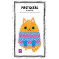 Big Puffy Cozy Cat Sticker