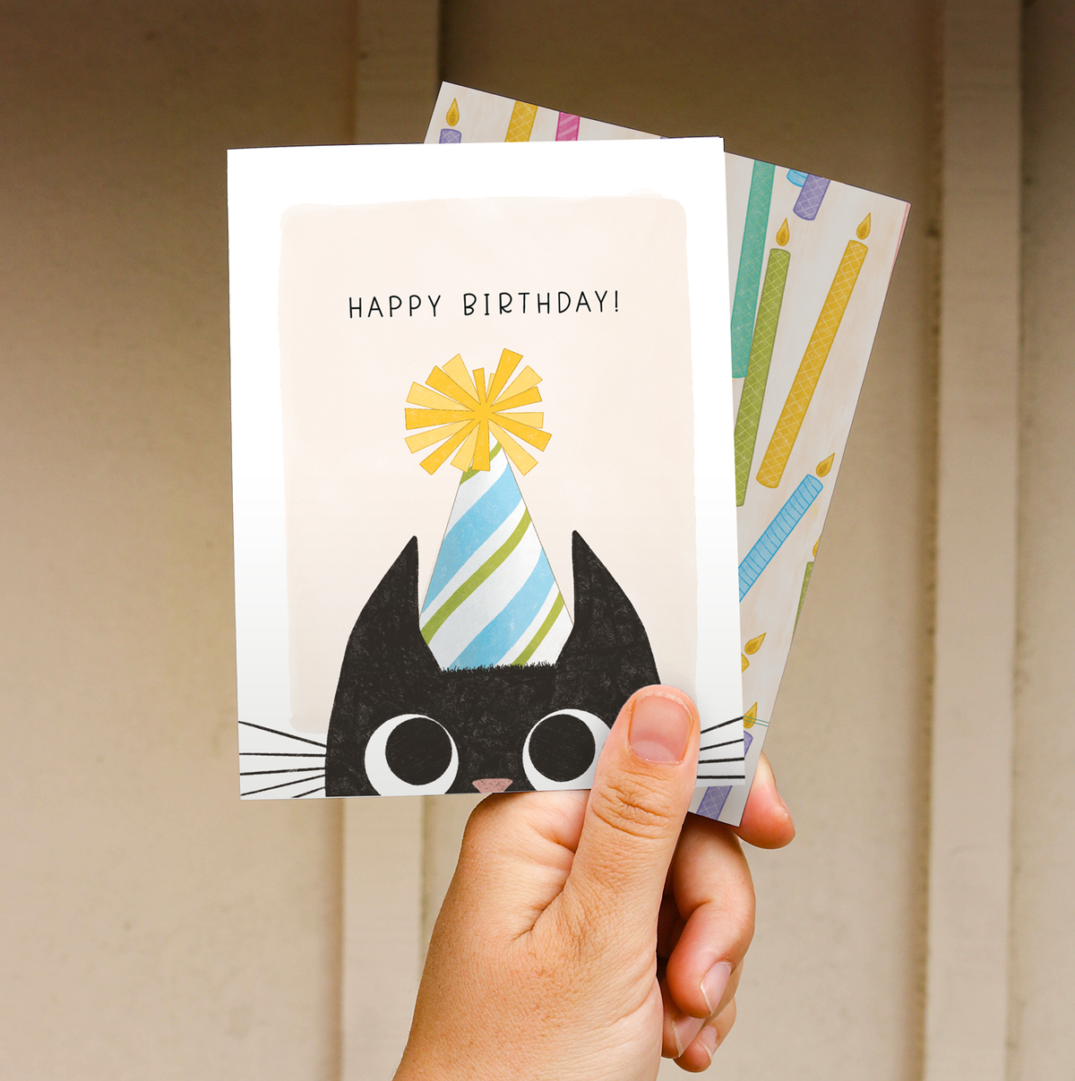 Bad Kitty Birthday | Cat Birthday Celebration Greeting Card