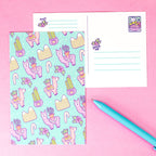 Cactus Llama Postcard