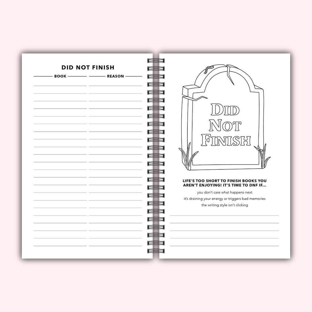 Reading Heart Reading Log Journal | Book Review Tracker