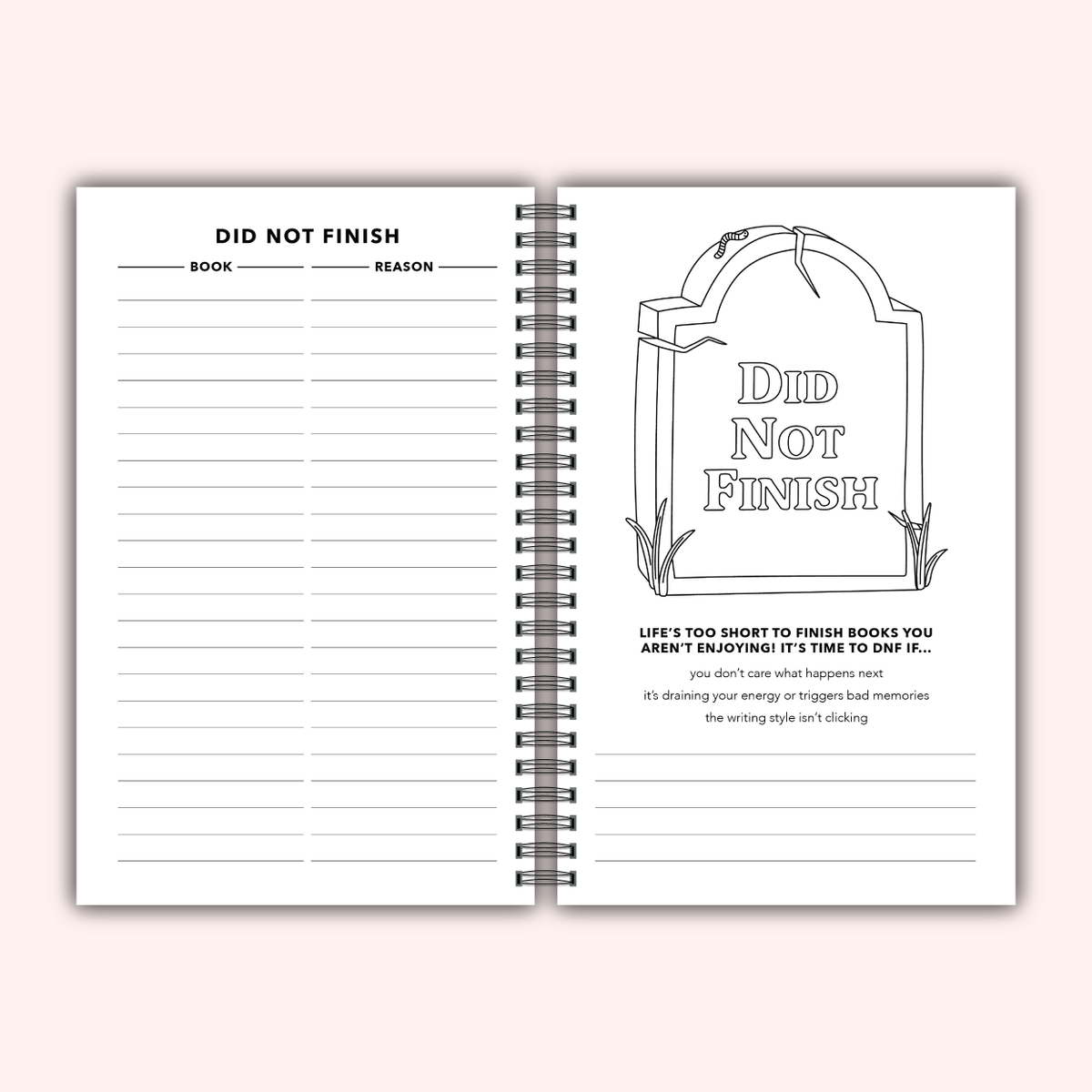 Reading Heart Reading Log Journal | Book Review Tracker