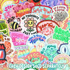 Chill Out Capybara Bath Vinyl Sticker