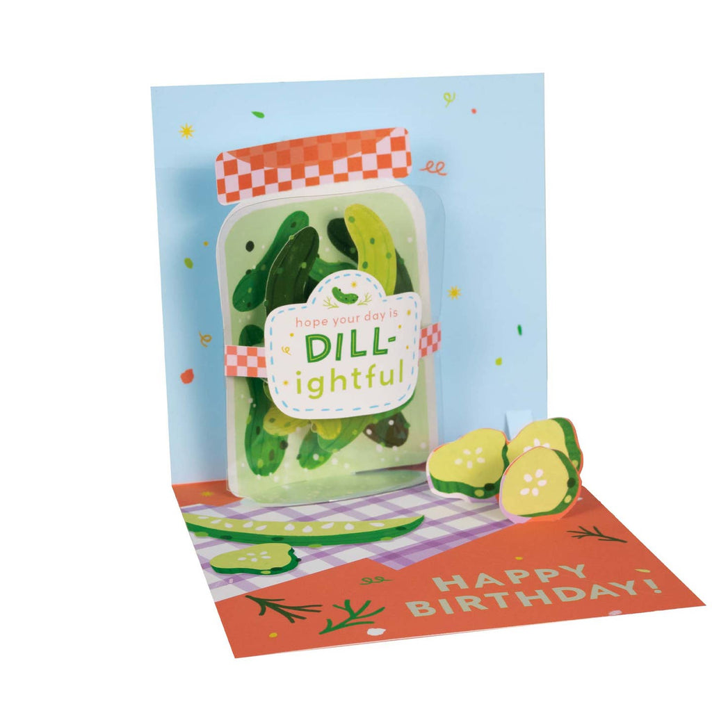 Dill‑Lightful Pickle Pop‑Up Birthday Card