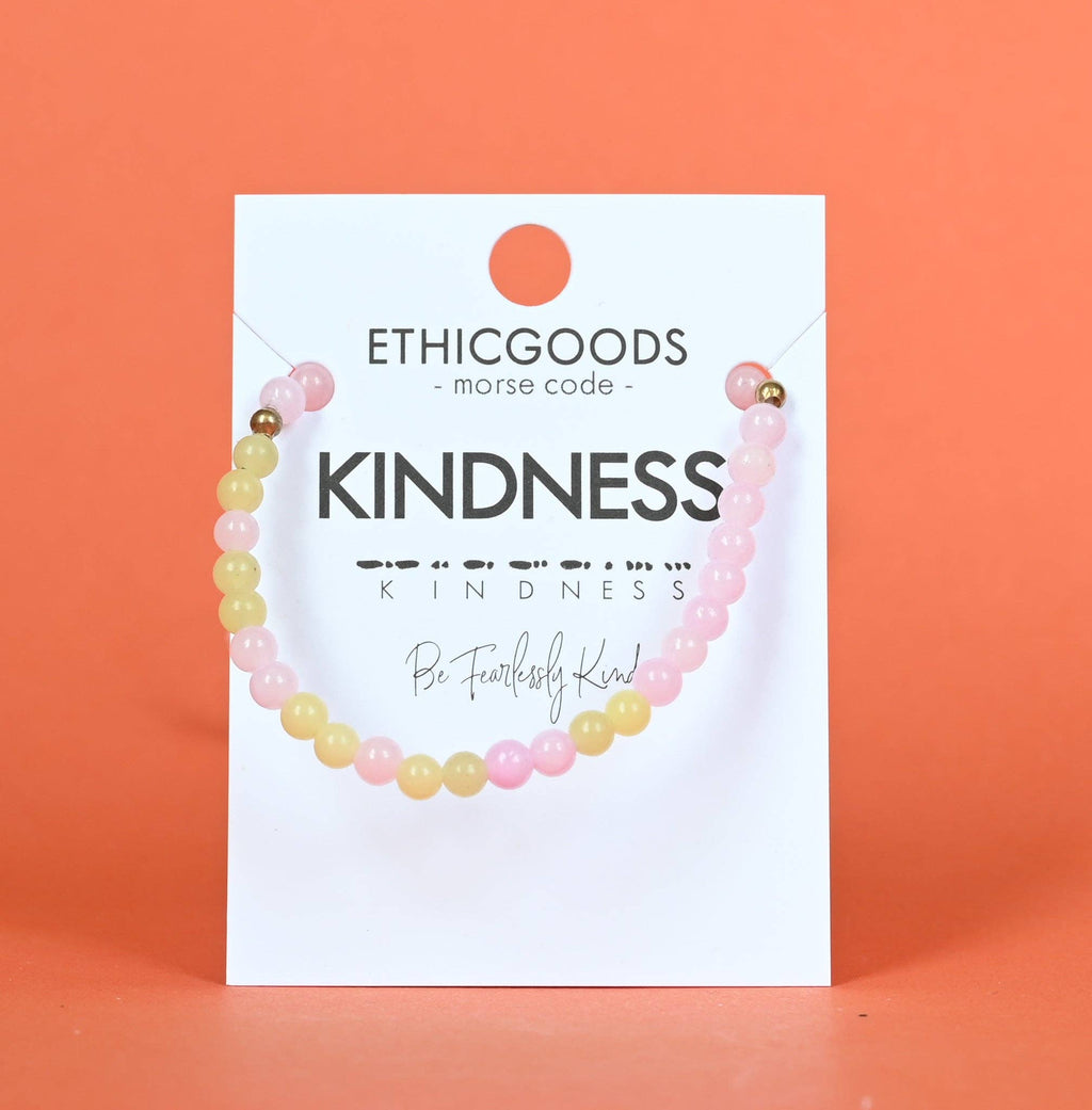 Mini Morse Code Bracelet - Kindness