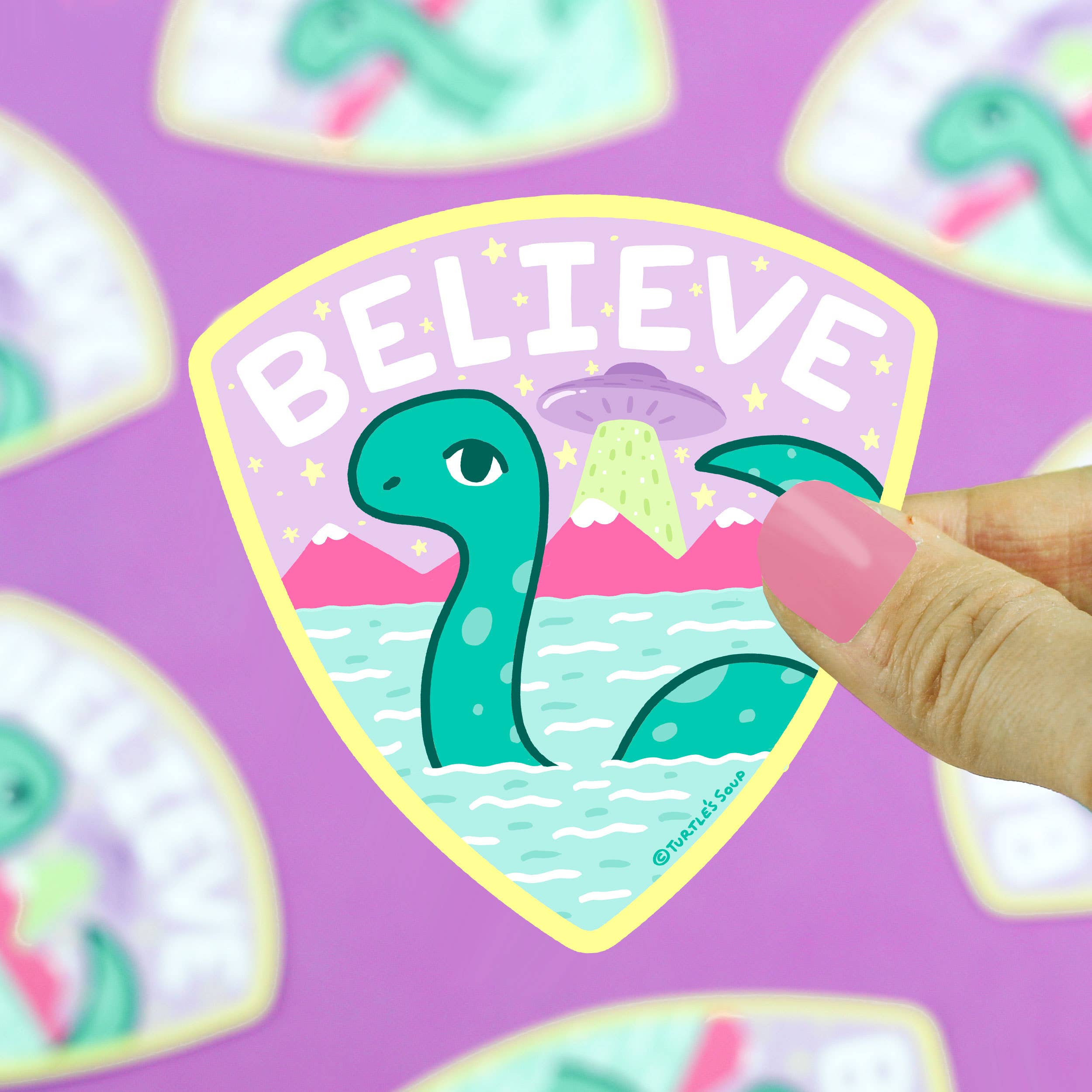 Believe Loch Ness Sticker