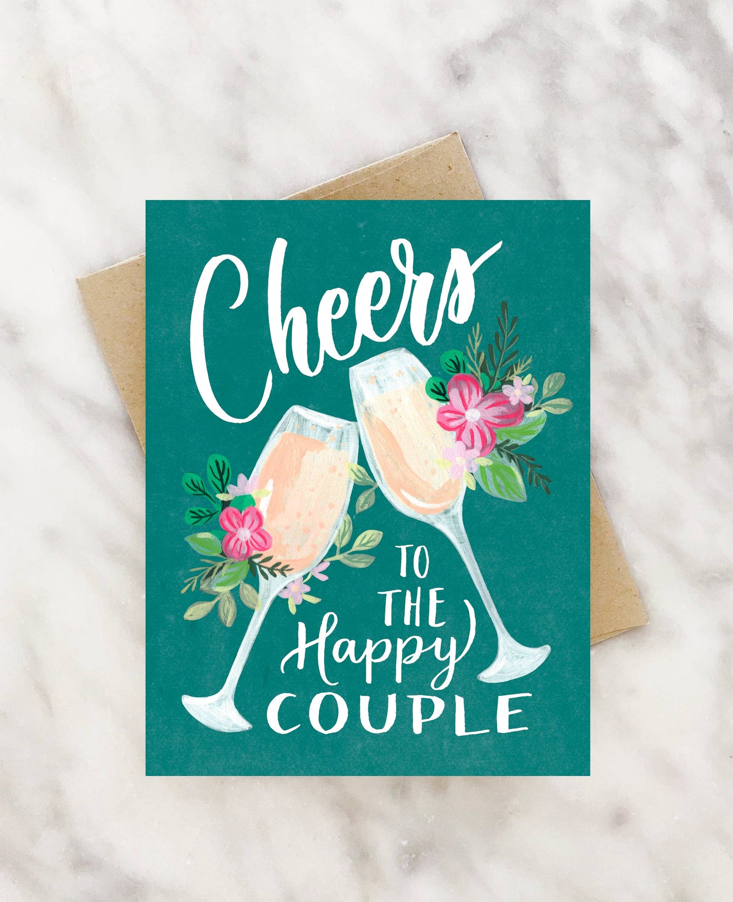 Cheers to the happy couple