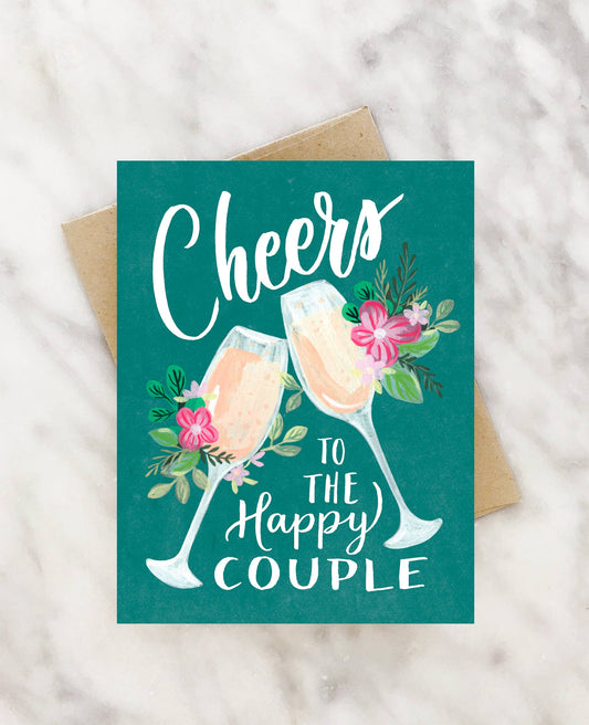 Cheers to the happy couple