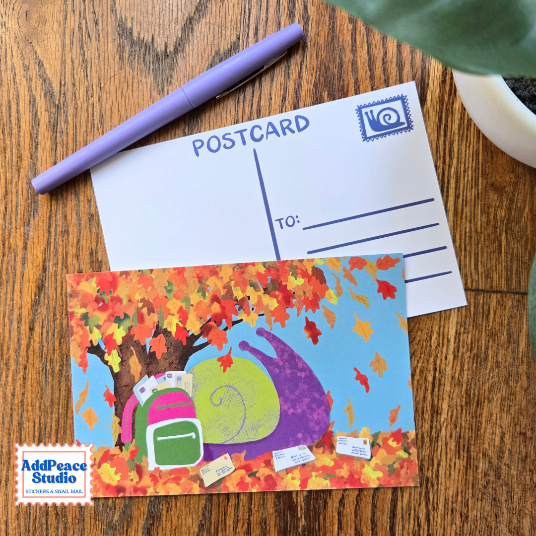 Snail Mail Illustrated Postcards - Set of 12