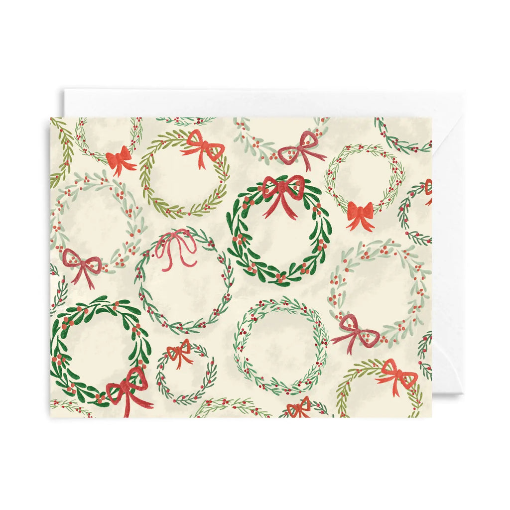 Christmas Pattern Greeting Card Set