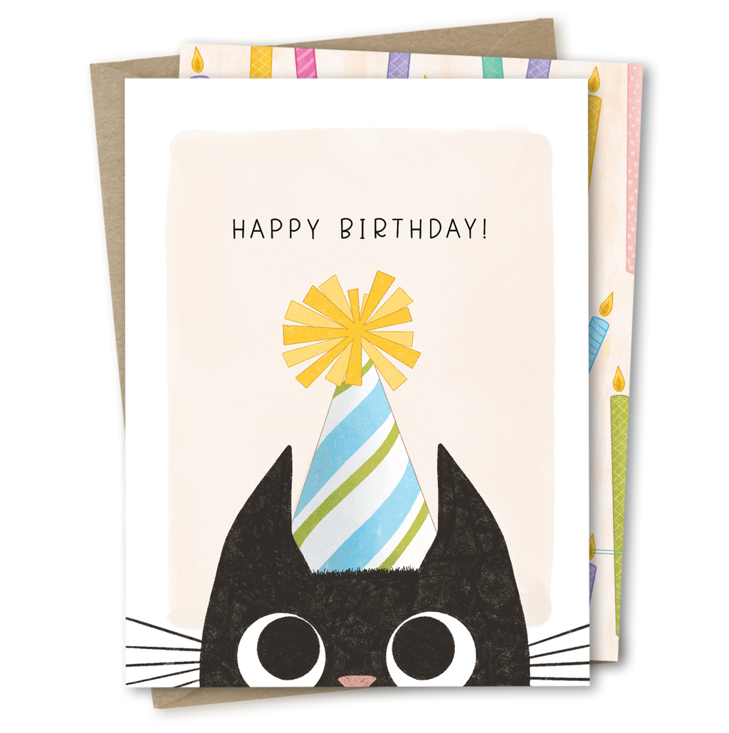 Bad Kitty Birthday | Cat Birthday Celebration Greeting Card