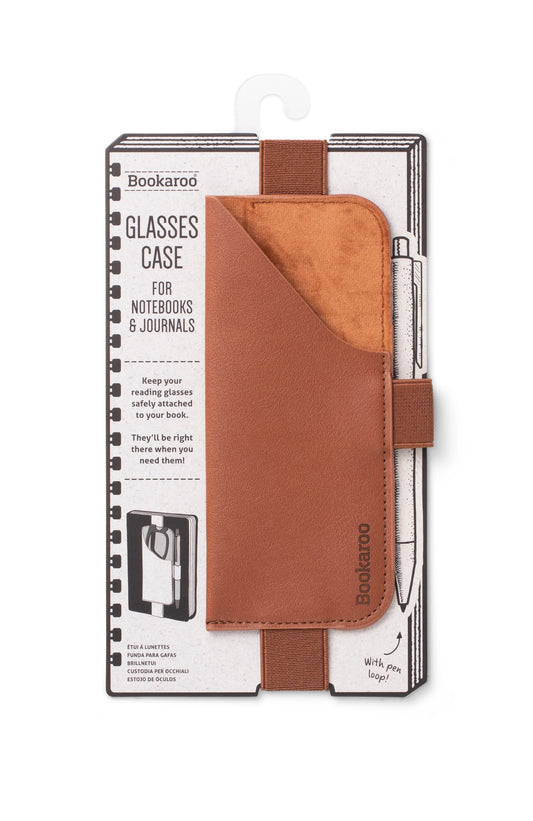 Bookaroo Glasses Case- Brown