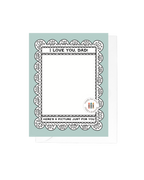 Dad Picture Frame Greeting Card