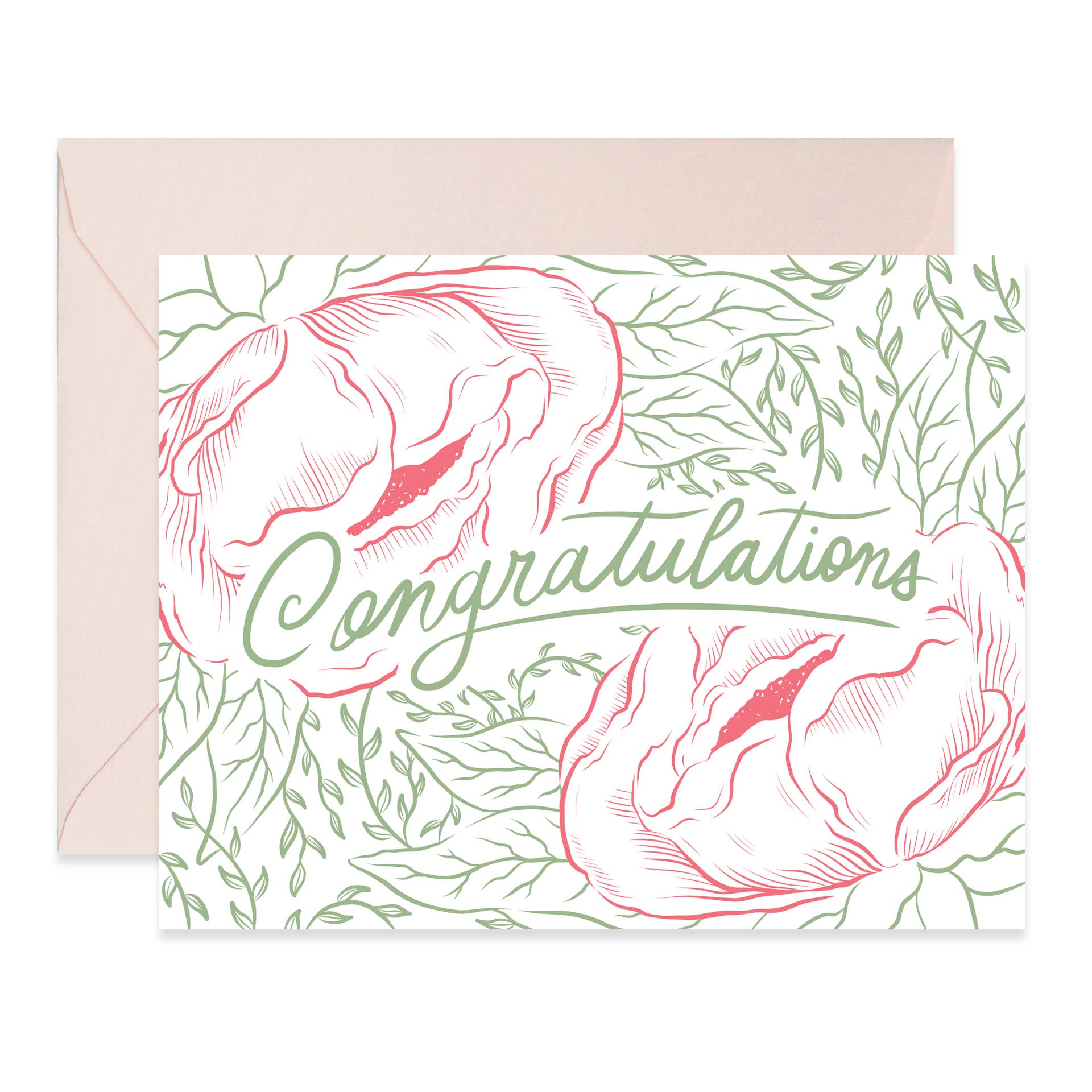 Peonies Congratulations