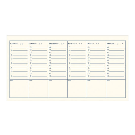 Grid Schedule Weekly Planner