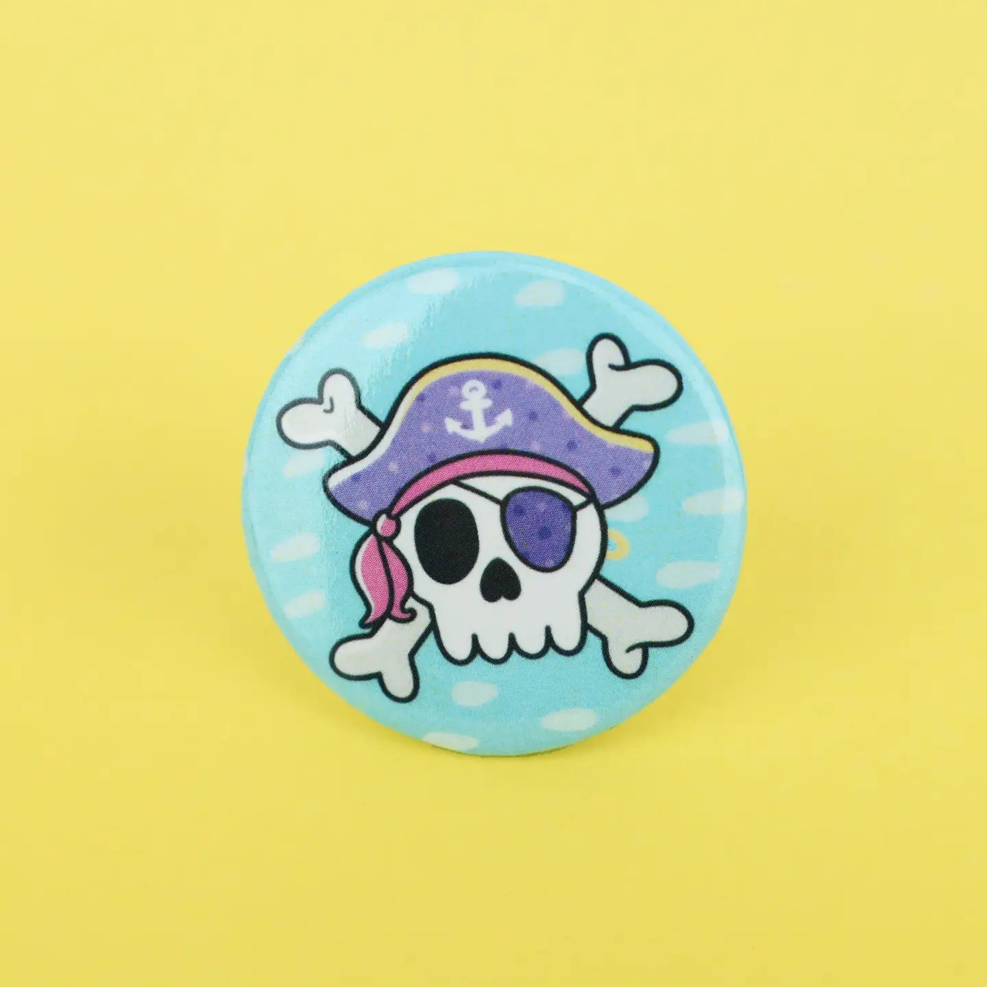 Pirate Skull Button