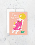 Kitty Retirement Card