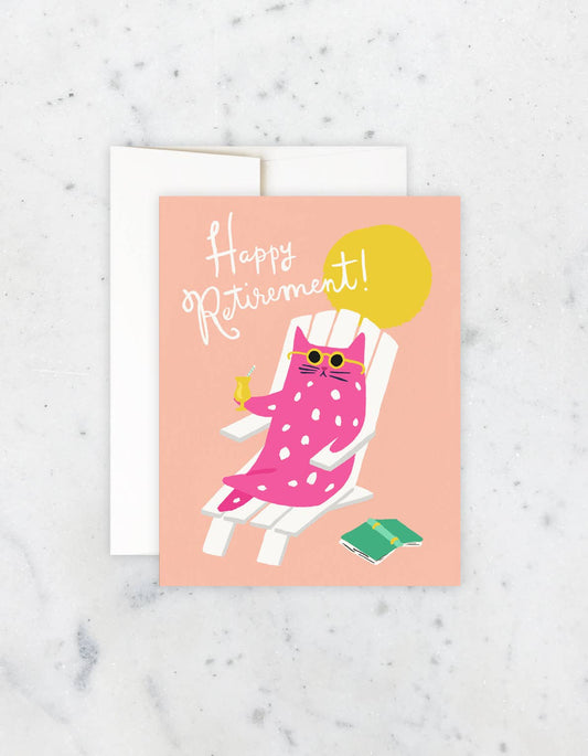 Kitty Retirement Card