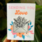 Sending You Love Sticker Card