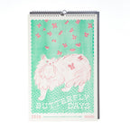 2026 Risograph Wall Calendar - Butterfly Days
