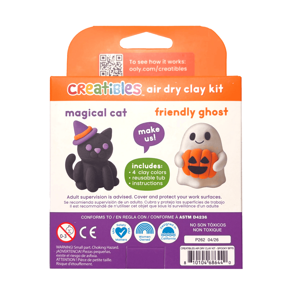 Creatibles Air Dry Clay Kit - Spooky BFFs