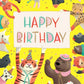 Party Animals Birthday card