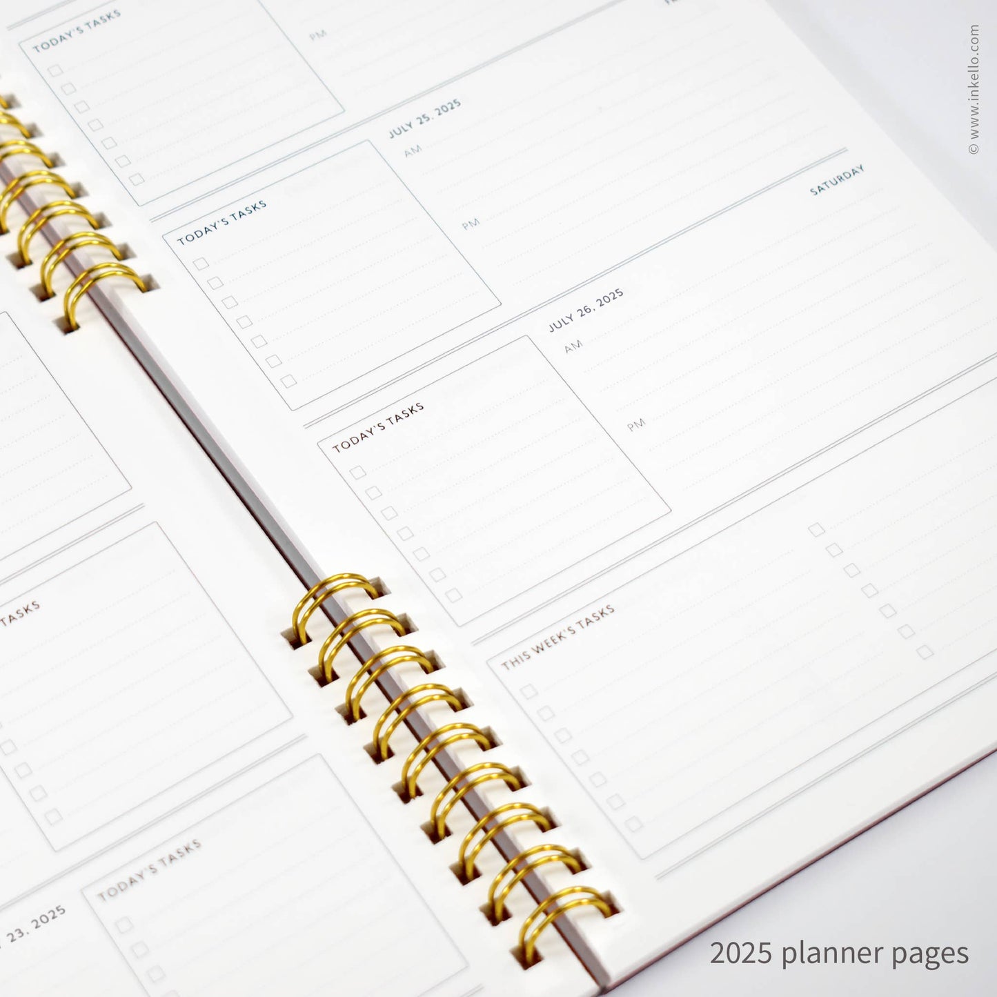 Perpetual weekly planner- Mint