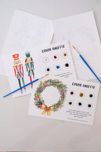 Watercolor Art Kit Holiday Wreath