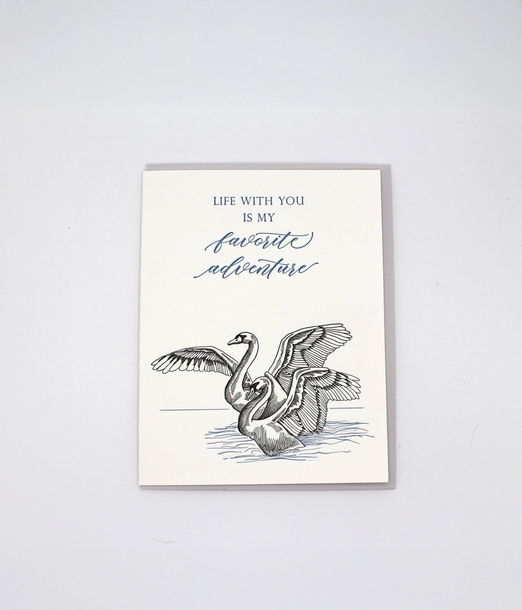 Life With You Is My Favorite Adventure Greeting Card 