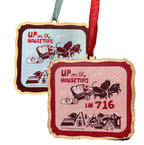 716 Buffalo Housetops Wood Ornament