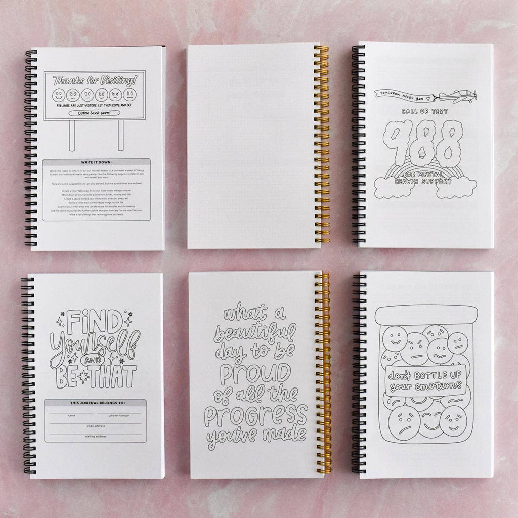 Water Yourself Mental Health Journal | Undated
