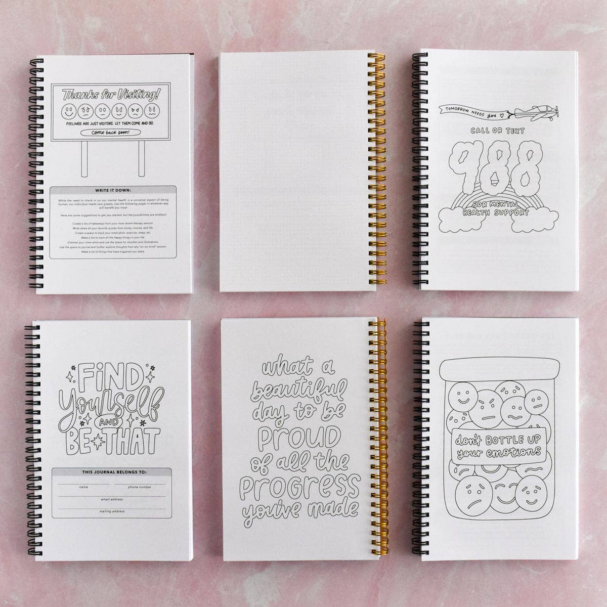 Water Yourself Mental Health Journal | Undated