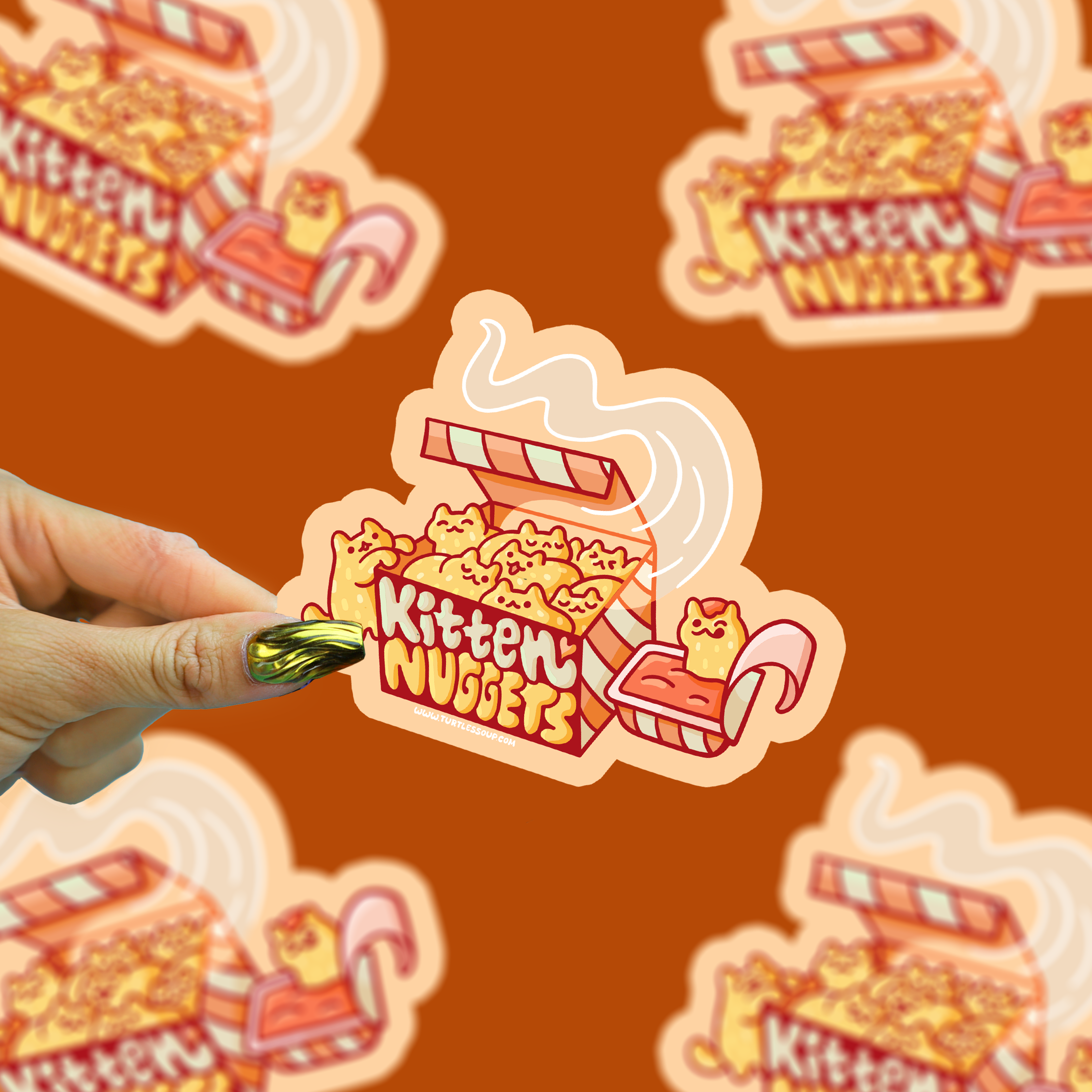 Kitten Nuggets Sticker