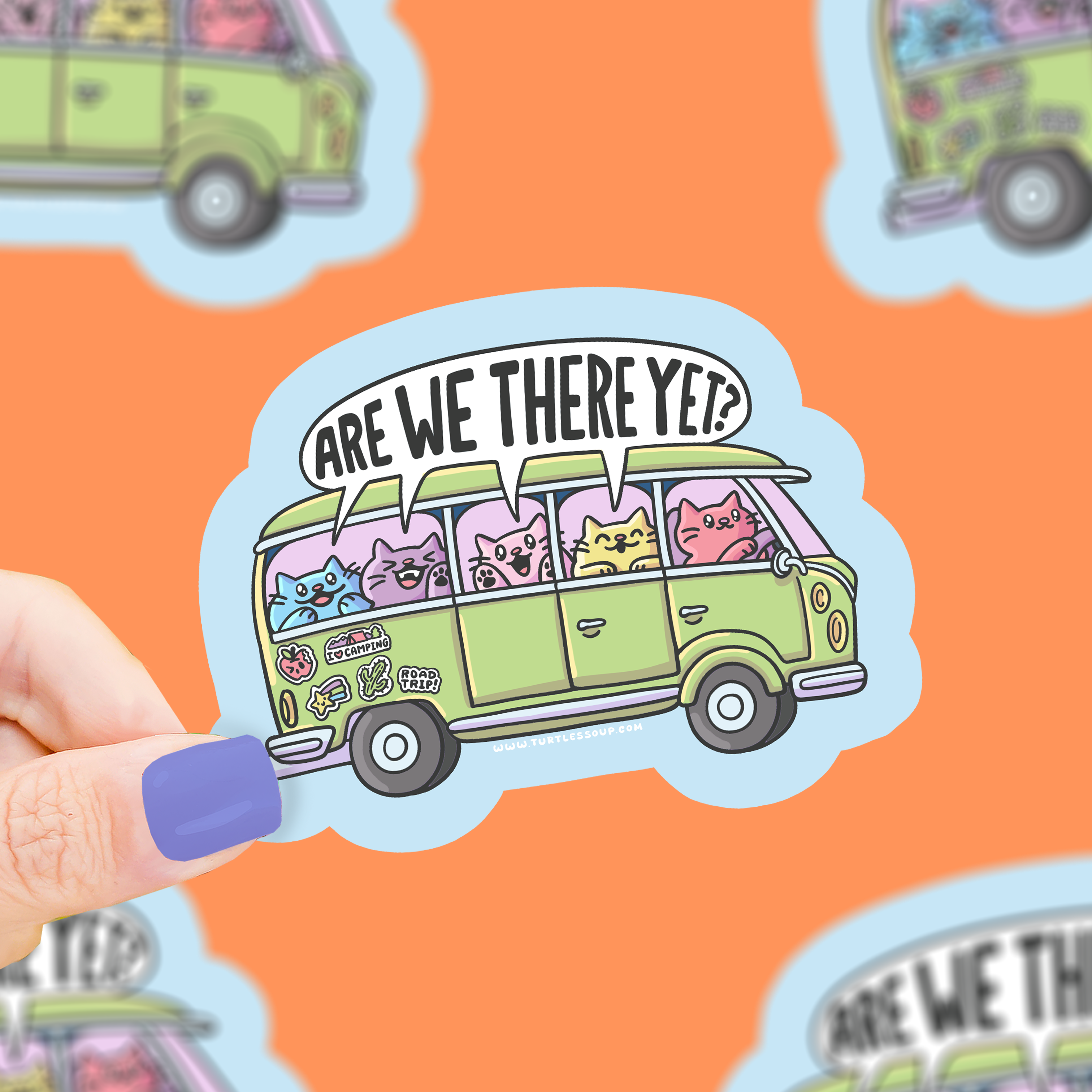 Are We There Yet? Sticker