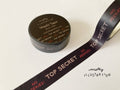 Top Secret, No Peekies Decorative Washi Tape