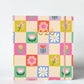 Floral Checks 2026 Hardcover Planner