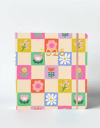 Floral Checks 2026 Hardcover Planner