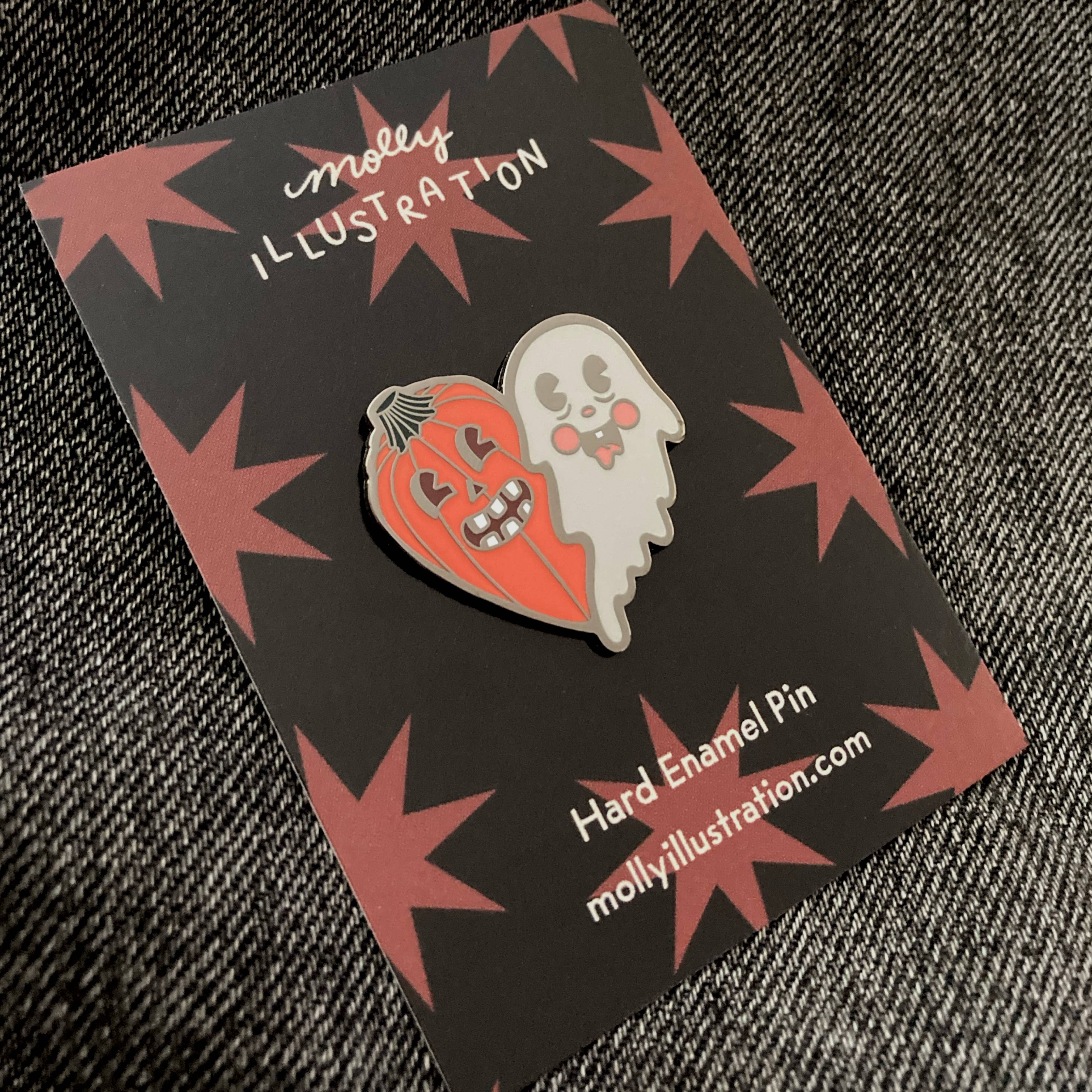 Spooky Pals Enamel Pin