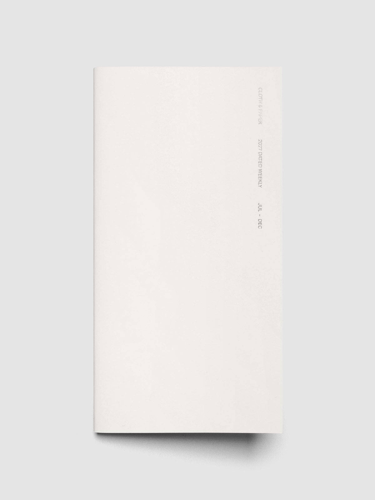 2027 Dated Travel Notebook Set | Weekly Horizontal | A5 Slim