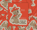 Lawless 'n Flawless Bunny Cowgirl Waterproof Vinyl Sticker