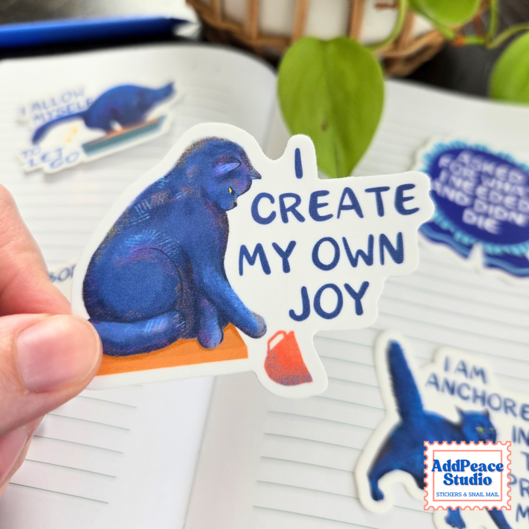 I Create My Own Joy Sticker