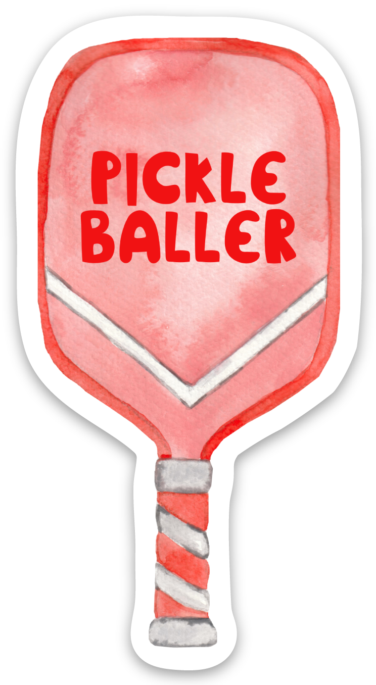 Pickleballer Sticker