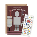 Sticker Scene Card - Robot Factory