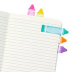 Note Pals Sticky Tabs - Rainbow Crayons