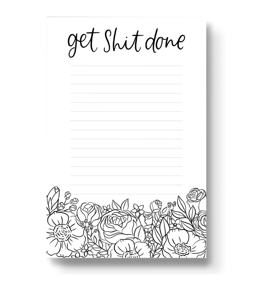 Get Shit Done Extra Large Post-It® Notes 4x6 in.