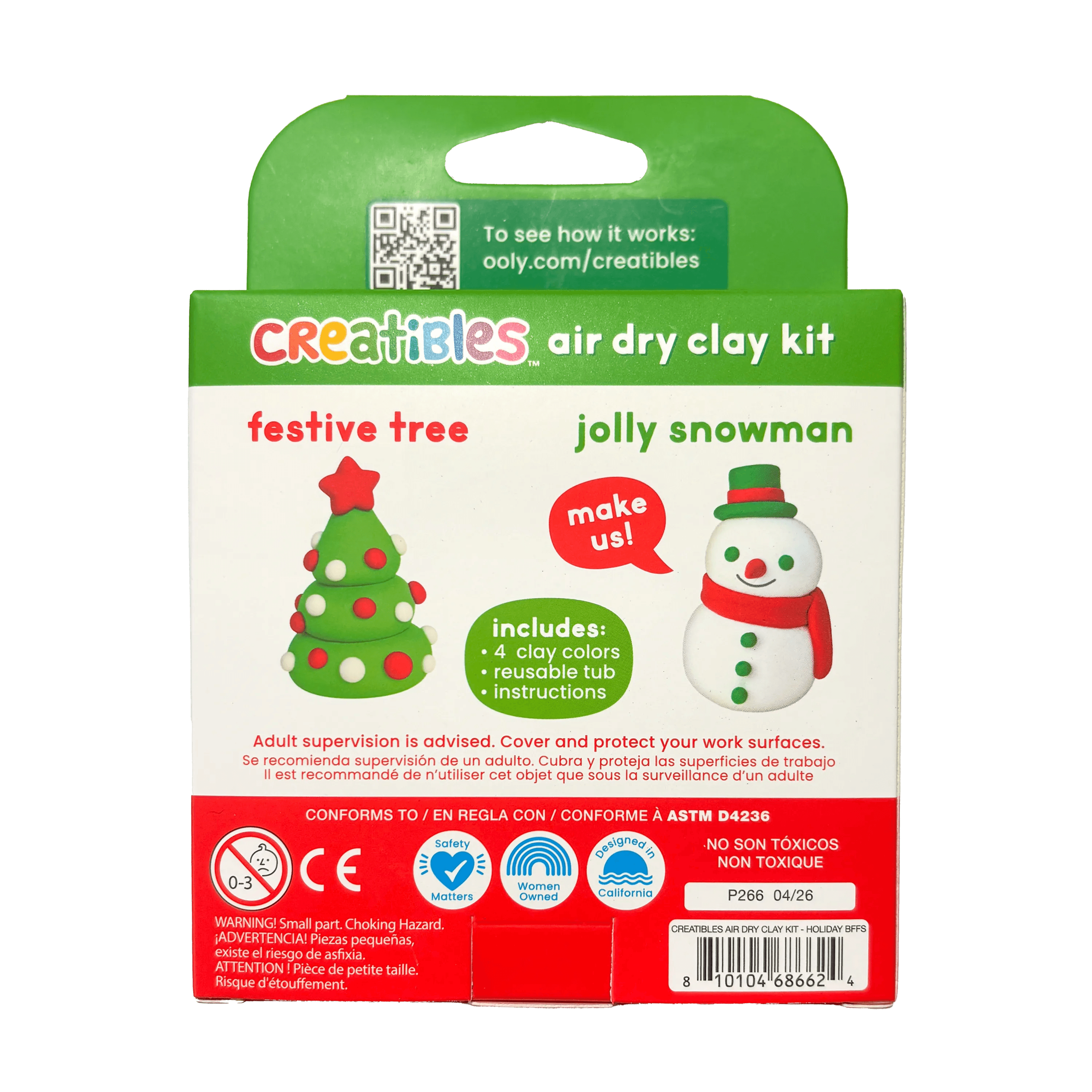 Creatibles: Air Dry Clay Kit - Holiday BFFs