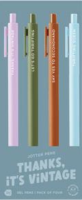 Thanks It's Vintage Jotter Pens - Set of 4