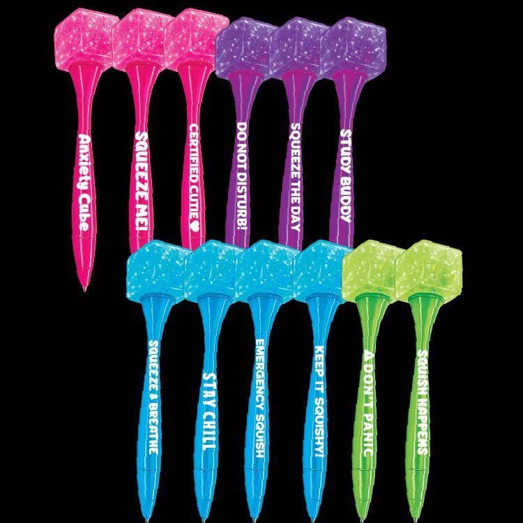 Fun Doh Desk Pops Squishy Cube Pen