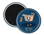 Only Bleu Will Do! Bleu Cheese Illustrated Magnet