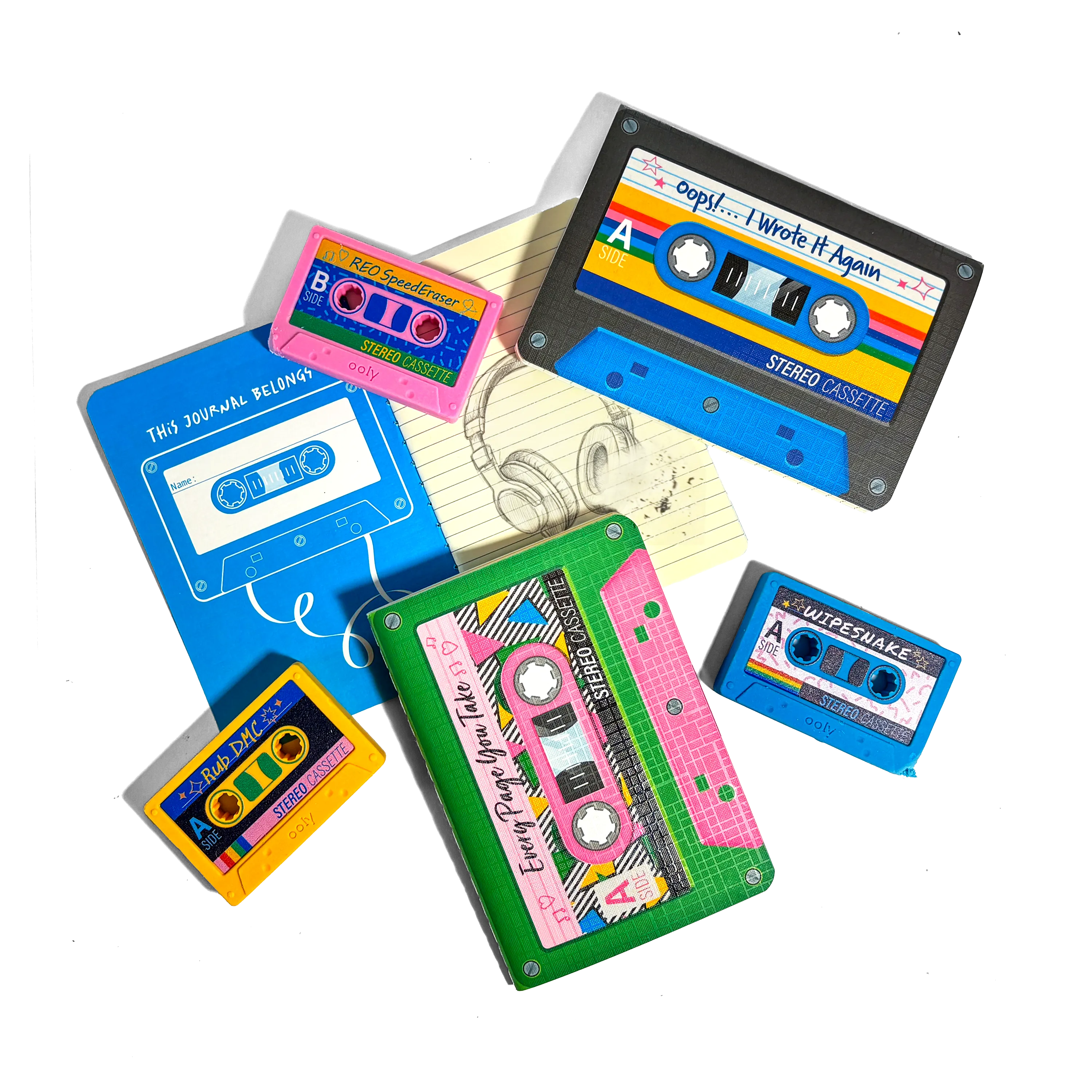 Rewind Retro Mini Notebooks - Set of 3